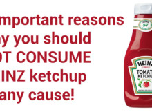 3 important reasons why you should not consume Heinz ketchup at any cause!